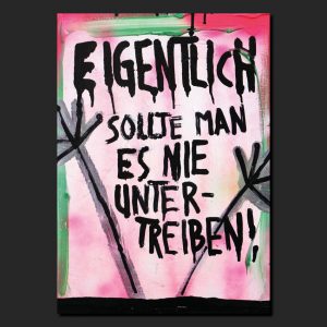 Postkarte "Untertreibung"