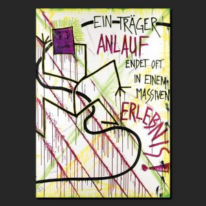 Postkarte "Vollepulle"