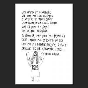 Postkarte "Weihnachtsleere"